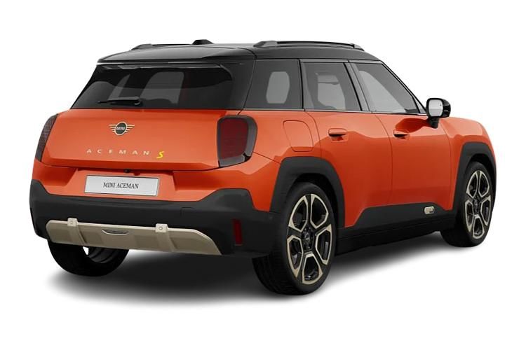 mini aceman 135kw e exclusive 43kwh 5dr auto back view