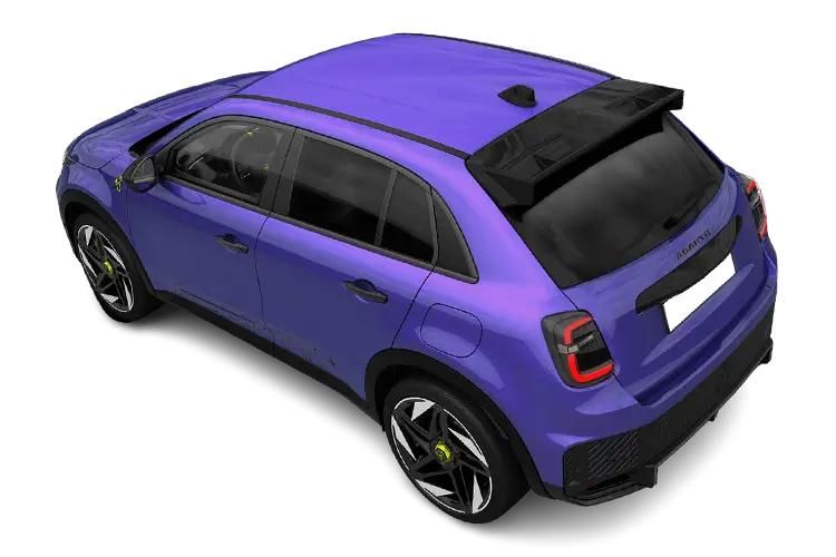 abarth 600 hatchback 207kw scorpionissima 54kwh 5dr auto back view