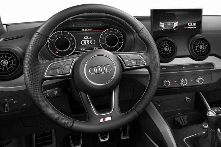 audi q2 35 tfsi black edition 5dr inside view
