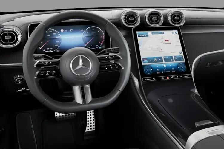 mercedes-benz glc glc 300d 4matic amg line premium + 5dr 9g-tronic inside view