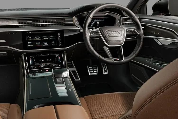 audi a8 saloon s8 quattro black edition 4dr tiptronic [tech pro] inside view