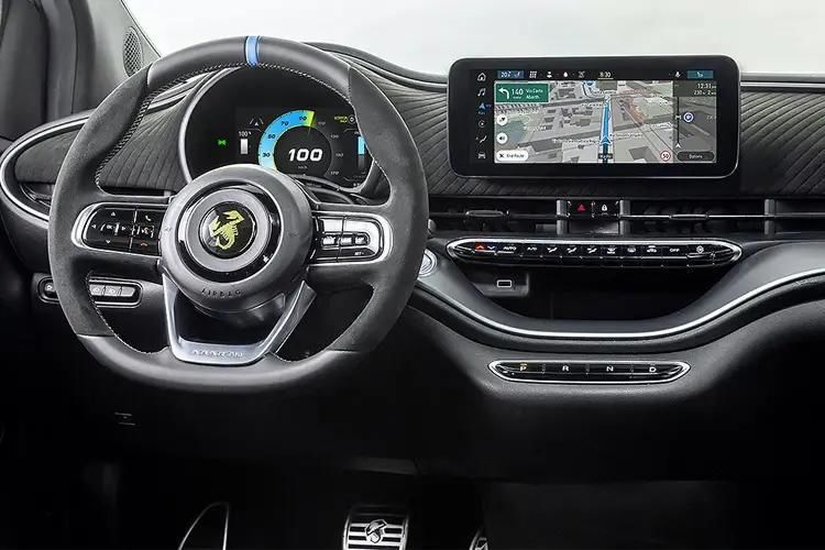 abarth 500 hatchback 114kw 42.2kwh 3dr auto inside view