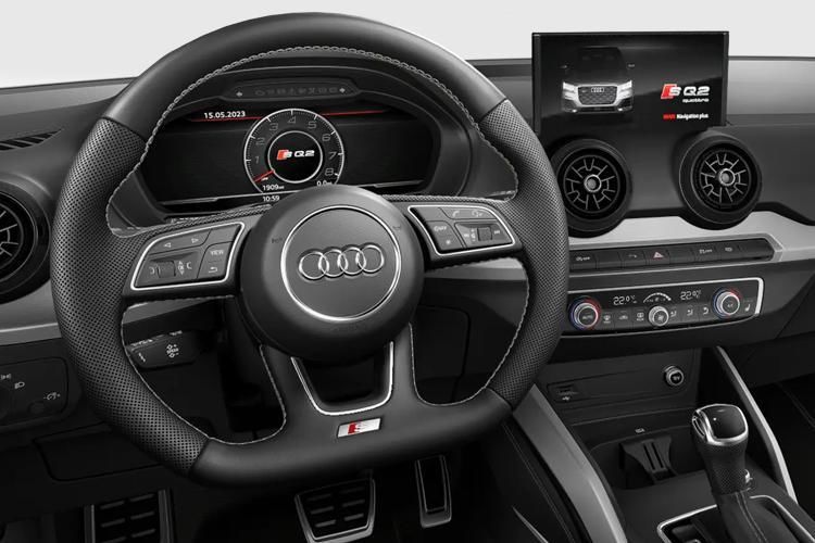 audi q2 sq2 quattro black edition 5dr s tronic [tech] inside view