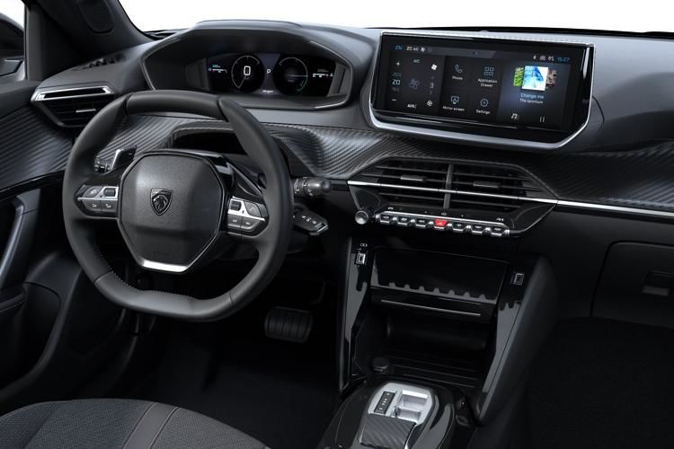 peugeot 2008 115kw allure 54kwh 5dr auto inside view