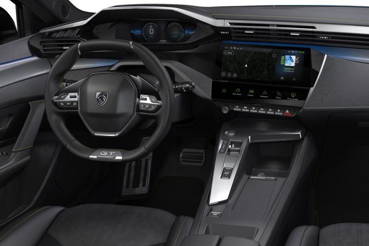 peugeot 308 hatchback 115kw gt 54kwh 5dr auto inside view
