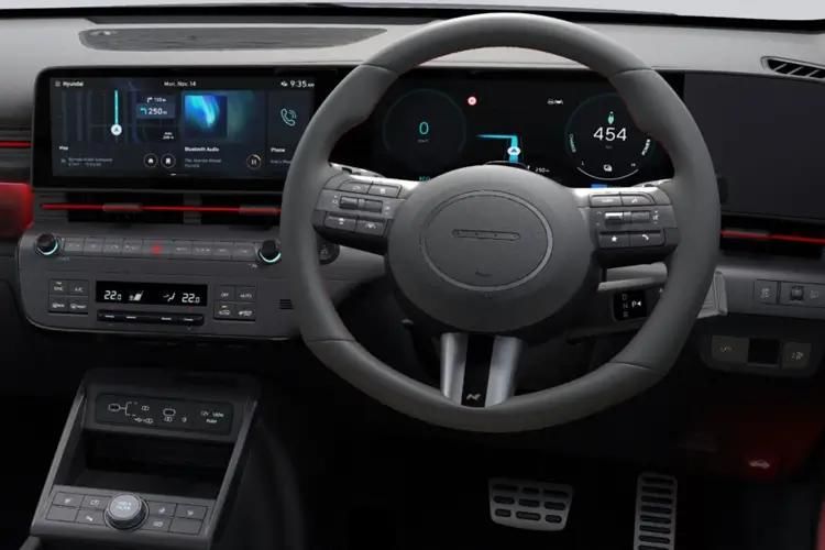 hyundai kona hatchback 160kw advance 65kwh 5dr auto inside view