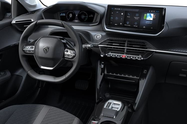peugeot 208 hatchback 100kw gt 50kwh 5dr auto inside view
