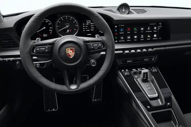 porsche 911 convertible 2dr pdk inside view