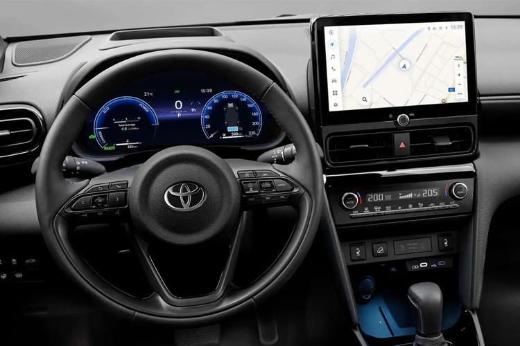 toyota yaris cross estate 1.5 hybrid 130 gr sport 5dr cvt [pan/adv safety] inside view
