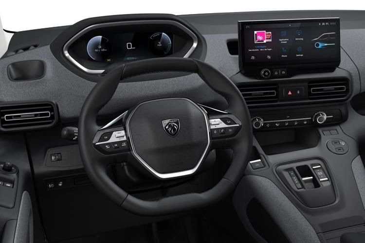 peugeot rifter 100kw allure 52kwh 5dr auto inside view