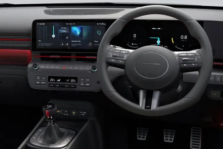 hyundai kona hatchback 1.6t 138 ultimate 5dr dct inside view
