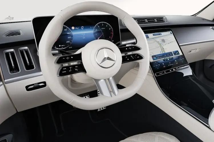mercedes-benz s class saloon s580e 4matic l amg line prem + execu 4dr 9g-tronic inside view