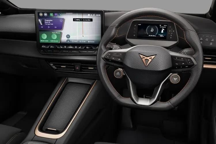 cupra born hatchback 169kw e-boost v3 59kwh 5dr auto inside view