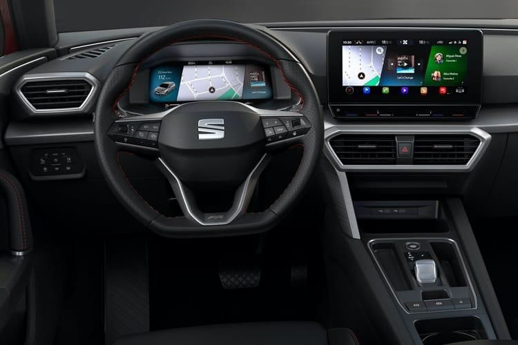 seat leon hatchback 1.5 e-hybrid fr sport 5dr dsg [dap] inside view