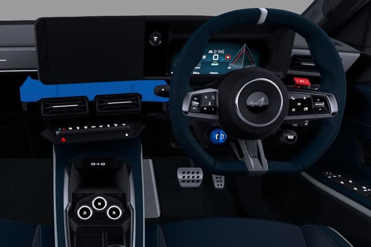 alpine a290 hatchback 130kw gt 52kwh 5dr auto inside view