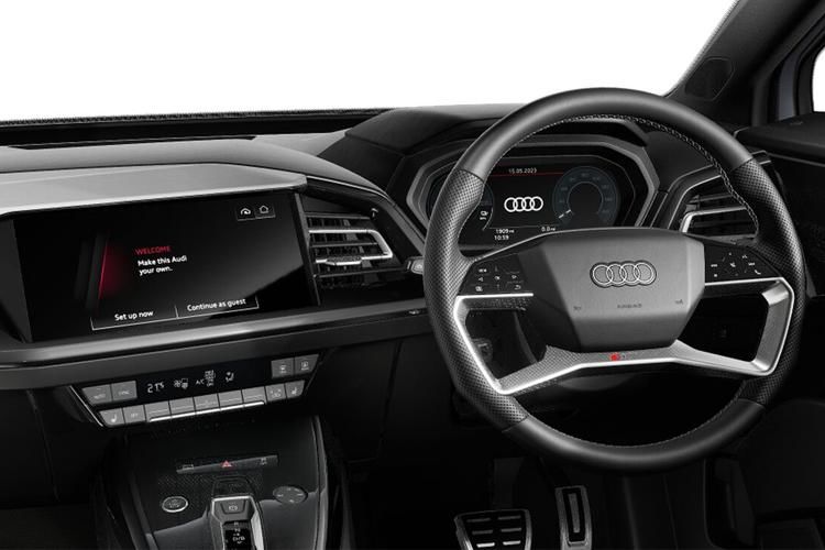 audi q4 150kw 40 63kwh s line 5dr auto [leather/tech pack] inside view