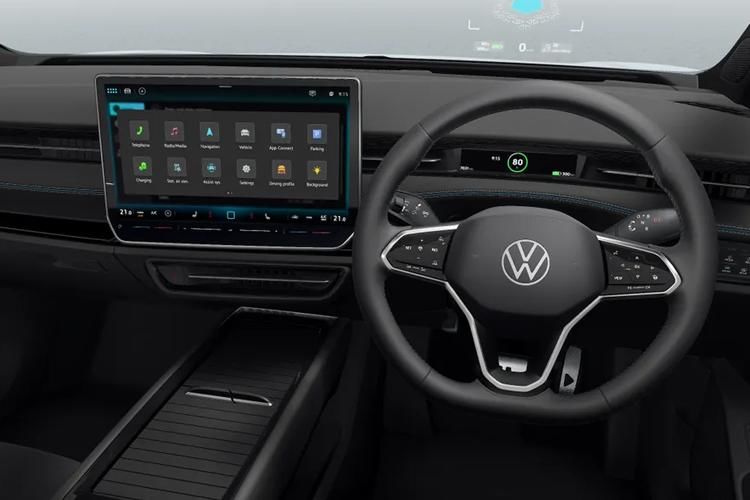 volkswagen id.7 210kw match pro plus 77kwh 5dr auto [ext+ pan] inside view