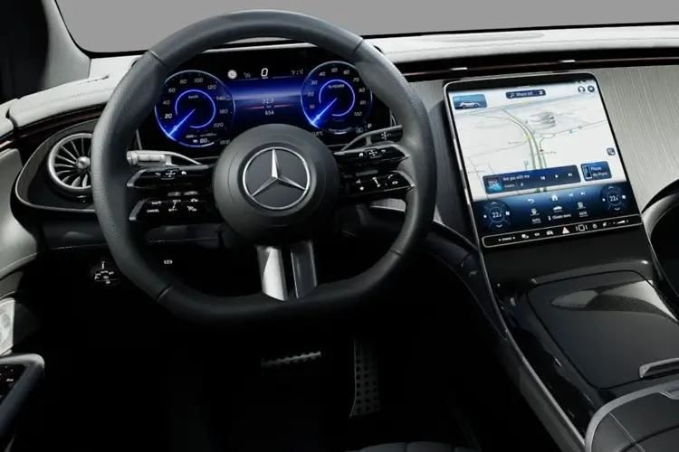 mercedes-benz eqe 350 4m 235kw amg line night ed prem 91kwh 5dr auto inside view