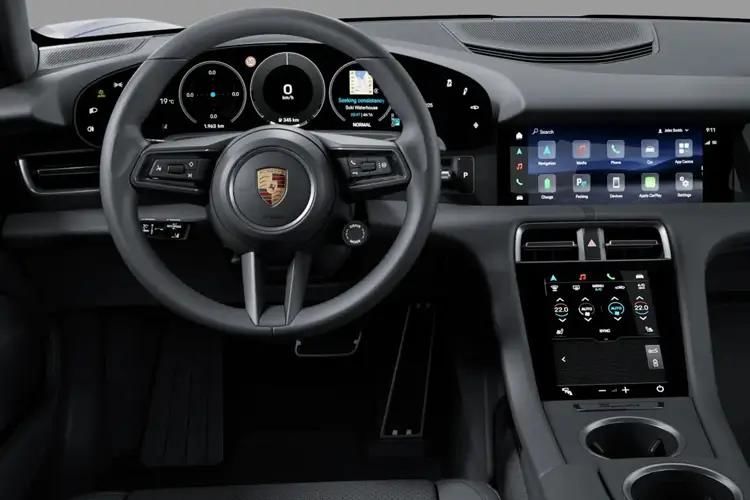 porsche taycan saloon 320kw 105kwh black edition 4dr rwd auto [5 seat] inside view