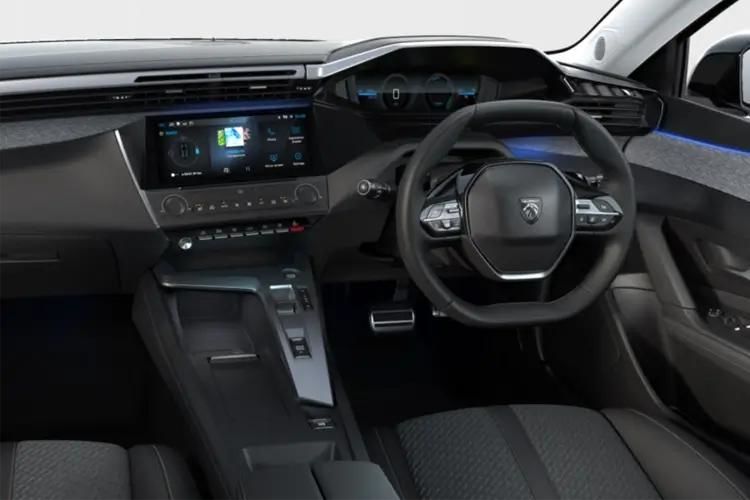 peugeot 308 hatchback 115kw gt 55kwh 5dr auto inside view