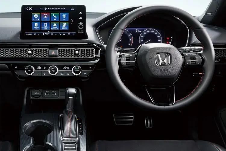 honda civic hatchback 2.0 ehev elegance 5dr cvt inside view