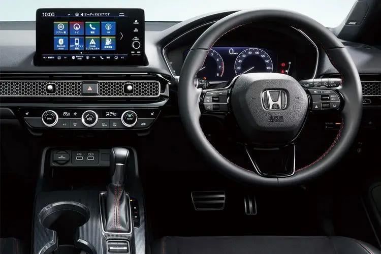 honda civic hatchback 2.0 ehev elegance 5dr cvt inside view
