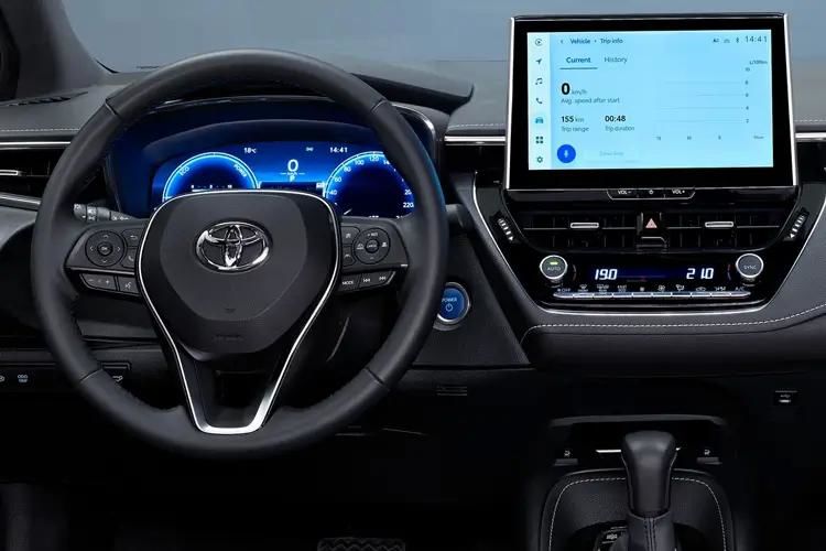 toyota corolla estate 1.8 hybrid excel 5dr cvt inside view