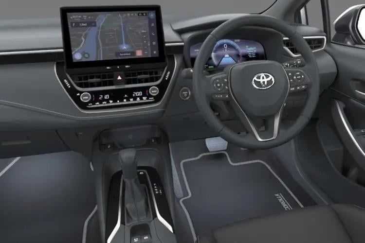 toyota corolla hatchback 1.8 hybrid excel 5dr cvt inside view