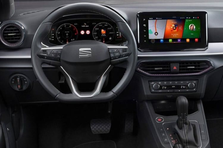 seat ibiza hatchback 1.0 tsi 115 fr 5dr dsg inside view