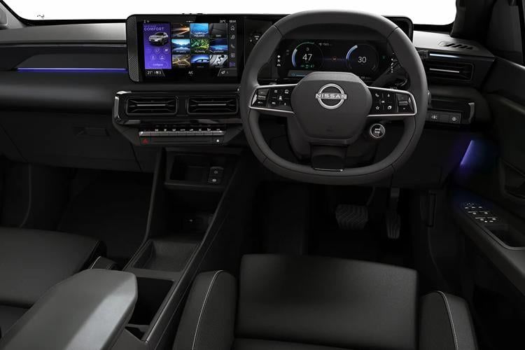 nissan micra hatchback 110kw evolve 52kwh 5dr auto inside view