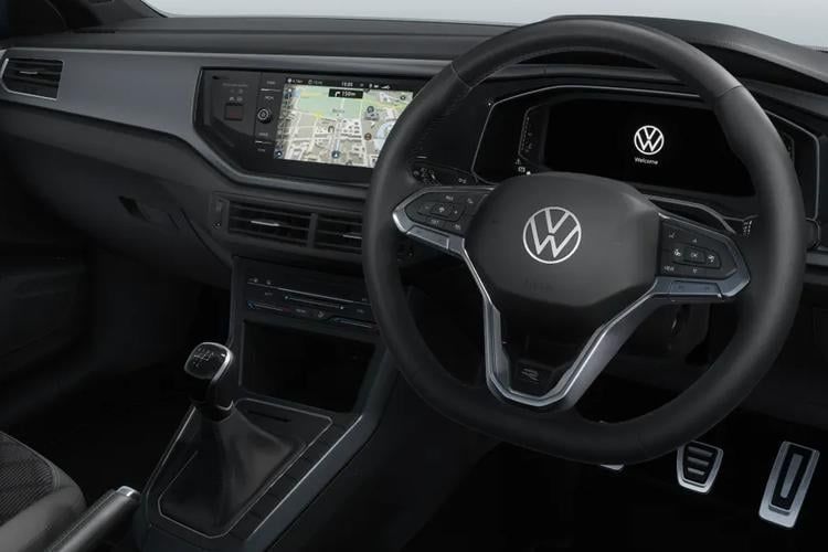 volkswagen polo hatchback 1.0 tsi life 5dr inside view