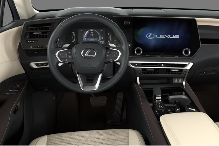 lexus rx 450h+ 2.5 premium 5dr e-cvt [sunroof] inside view