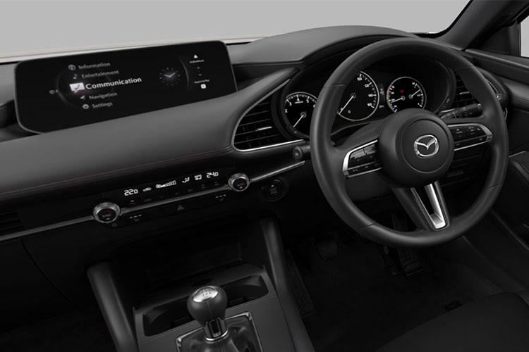 mazda 3 hatchback 2.0 e-skyactiv x mhev [186] takumi 5dr inside view
