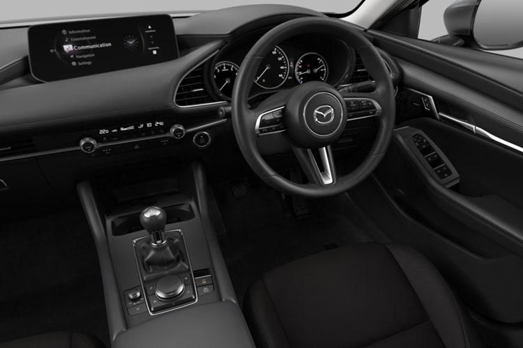 mazda 3 saloon 2.0 e-skyactiv x mhev 186 exclusive-line 4dr auto inside view