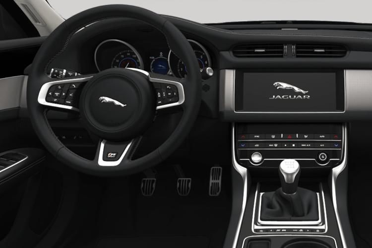 jaguar xf estate 2.0 d200 r-dynamic se black 5dr auto inside view