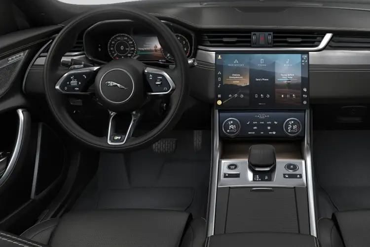 jaguar xf estate 2.0 p250 r-dynamic se black 5dr auto inside view