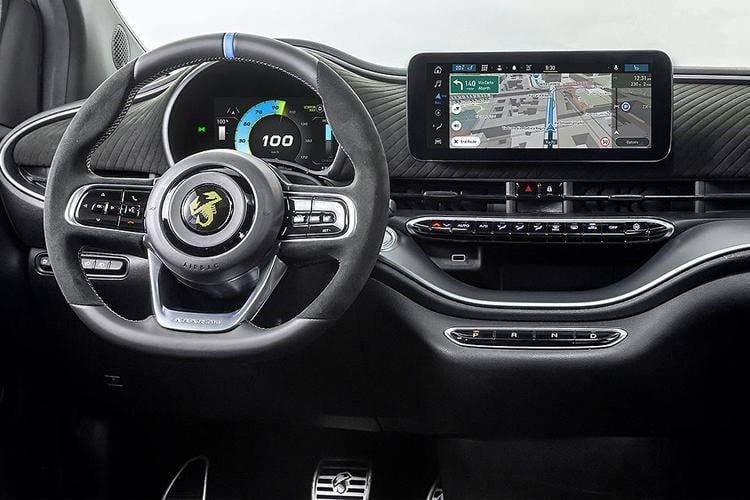 abarth 500 hatchback 114kw 42.2kwh 3dr auto inside view