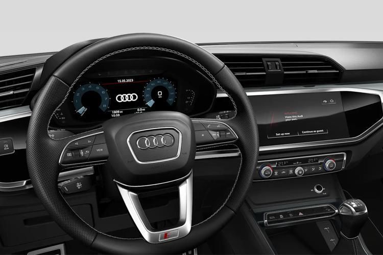 audi q3 35 tfsi s line 5dr [leather] inside view
