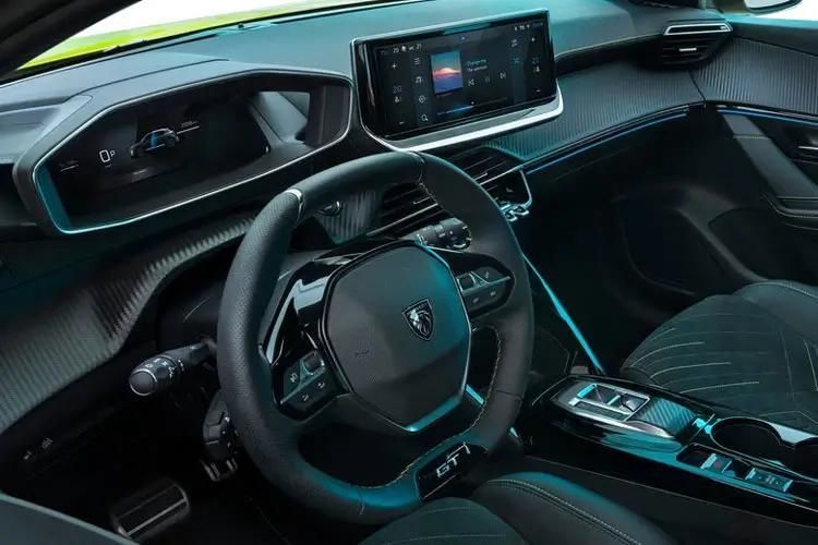 peugeot 208 hatchback 1.2 hybrid 100 allure 5dr e-dsc6 inside view