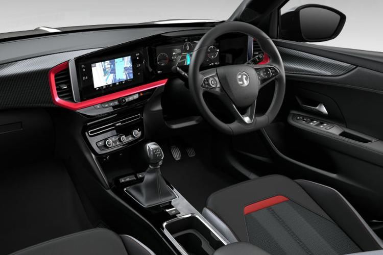 vauxhall mokka hatchback 1.2 turbo 100 design 5dr inside view
