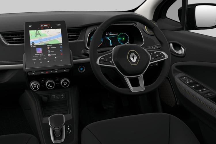 renault zoe hatchback 100kw techno r135 50kwh 5dr auto inside view