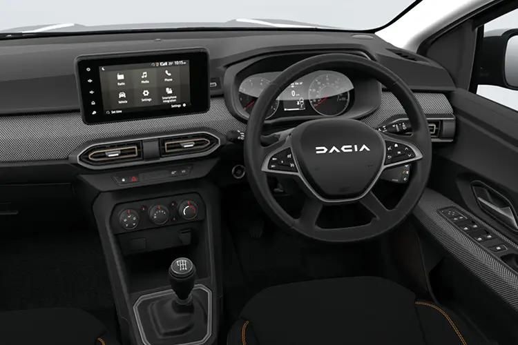 dacia sandero hatchback 1.0 tce essential 5dr inside view