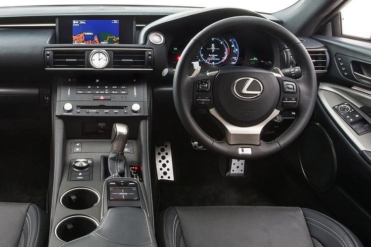 lexus rc coupe 5.0 takumi edition 2dr auto inside view