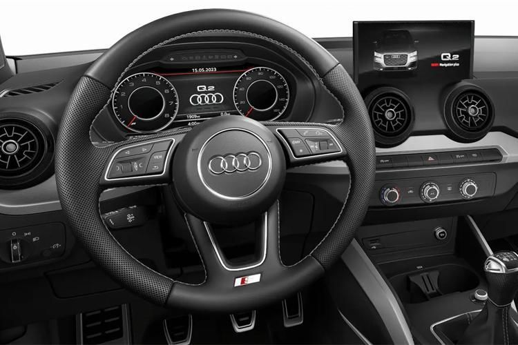 audi q2 30 tfsi 116 black edition 5dr [tech] inside view