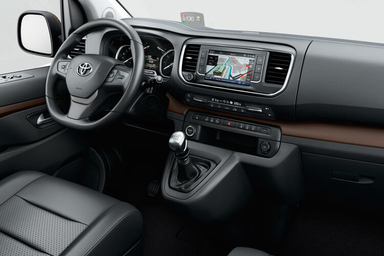 toyota proace verso 100kw design premium l2 75kwh 5dr auto inside view
