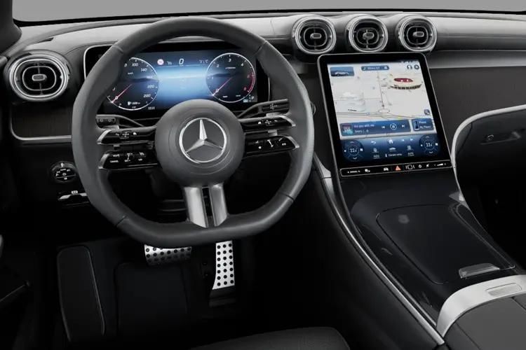 mercedes-benz glc coupe glc 300d 4matic amg line prem plus 5dr 9g-tronic inside view