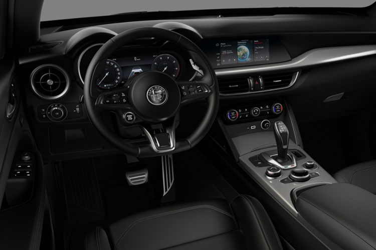 alfa romeo stelvio estate 2.2 d 210 veloce 5dr awd auto inside view