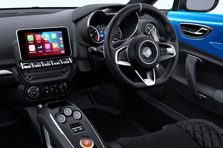 alpine a110 coupe 1.8l turbo 2dr dct inside view