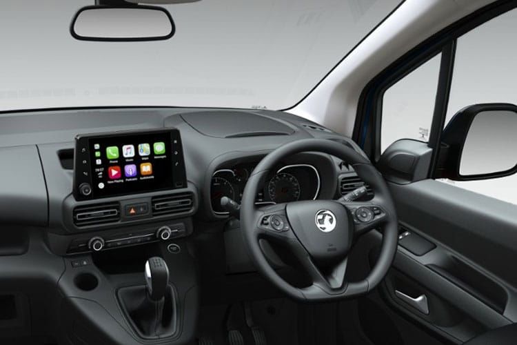 vauxhall combo life 1.5 turbo d design [6 speed] 5dr inside view