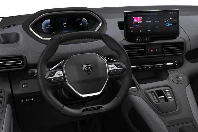 peugeot rifter 100kw allure 52kwh 5dr auto inside view
